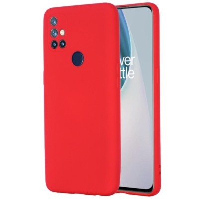 OnePlus Nord N10 5G Shell kieto silikono TPU raudonas dėklas - nugarėlė | Priedai.lt