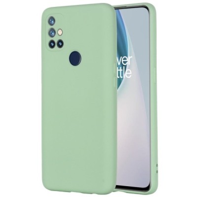OnePlus Nord N10 5G Shell kieto silikono TPU žalias dėklas - nugarėlė | Priedai.lt