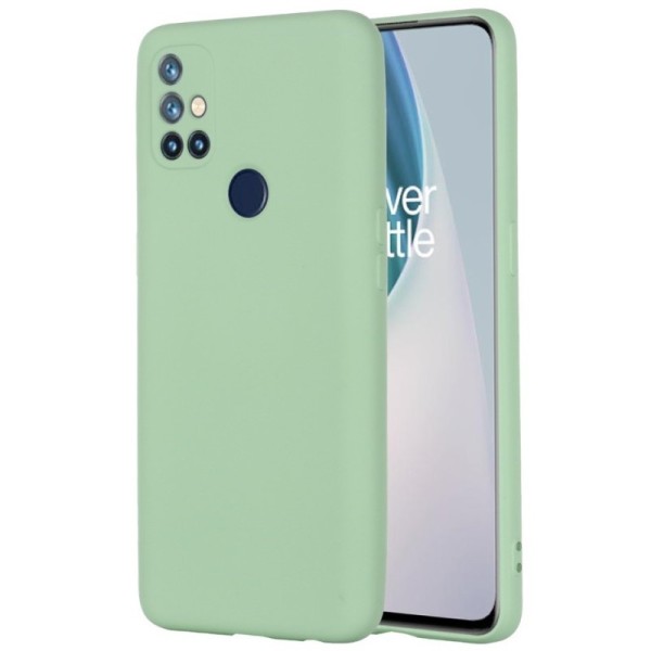 „Shell“ kieto silikono (TPU) dėklas - žalias (OnePlus Nord N10 5G)
