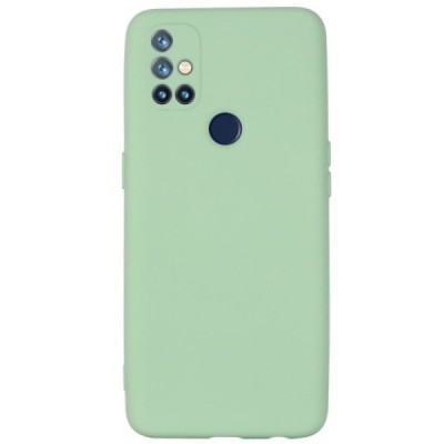 OnePlus Nord N10 5G Shell kieto silikono TPU žalias dėklas - nugarėlė | Priedai.lt