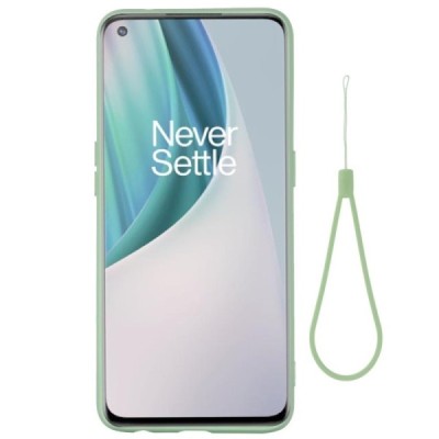 OnePlus Nord N10 5G Shell kieto silikono TPU žalias dėklas - nugarėlė | Priedai.lt
