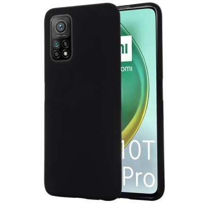 Xiaomi Mi 10T (Mi 10T Pro) Shell kieto silikono TPU juodas dėklas - nugarėlė | Priedai.lt