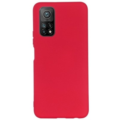 Xiaomi Mi 10T (Mi 10T Pro) Shell kieto silikono TPU raudonas dėklas - nugarėlė | Priedai.lt