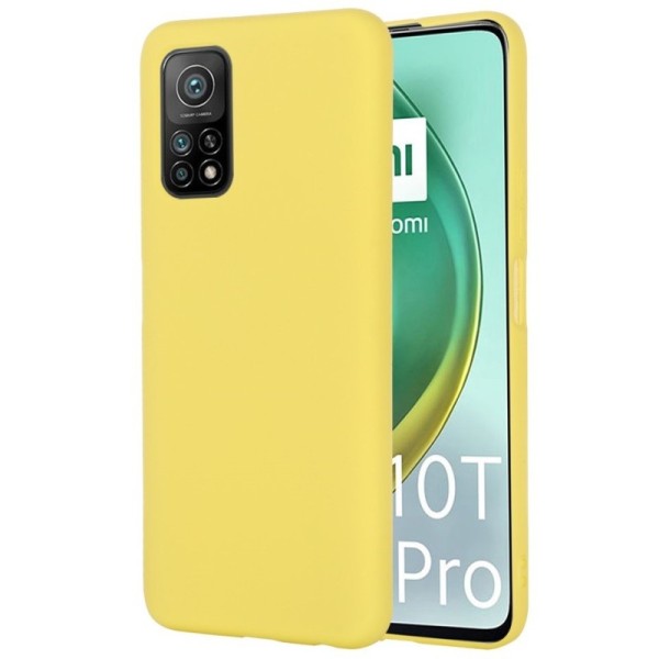 „Shell“ kieto silikono (TPU) dėklas - geltonas (Mi 10T / 10T Pro)