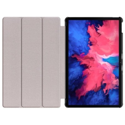 Lenovo Tab P11 11" (J606F) atverčiamas juodas odinis dėklas (sulankstomas) | Priedai.lt