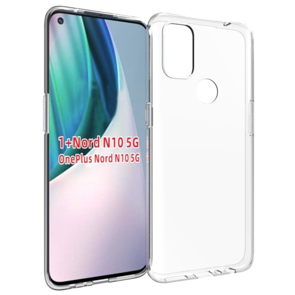 Kieto silikono (TPU) dėklas - skaidrus (OnePlus Nord N10 5G)