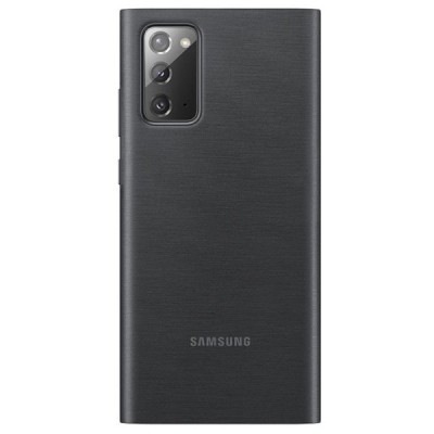 Samsung Galaxy Note 20 (N980F) originalus Smart Led View Cover atverčiamas juodas dėklas - knygutė | Priedai.lt