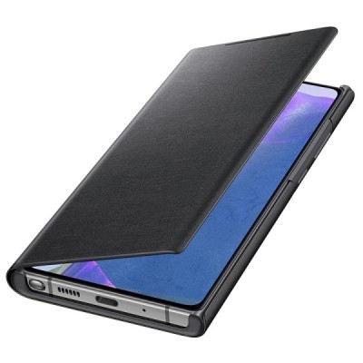 Samsung Galaxy Note 20 (N980F) originalus Smart Led View Cover atverčiamas juodas dėklas - knygutė | Priedai.lt