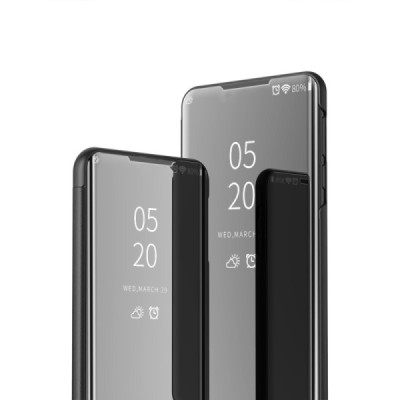 LG K42 (K52) plastikinis atverčiamas juodas dėklas | Priedai.lt