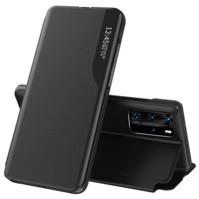 Xiaomi Mi 10T (Mi 10T Pro) View Line juodas atverčiamas dėklas - knygutė | Priedai.lt