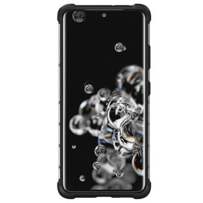 Honeycomb sustiprintos apsaugos Samsung Galaxy S21 Ultra (G998B) skaidrus kieto silikono (TPU) ir plastiko dėklas | Priedai.lt