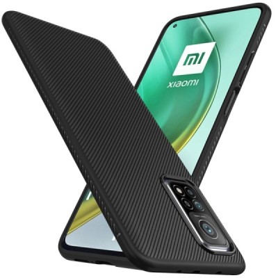 Xiaomi Mi 10T (Mi 10T Pro) kieto silikono TPU juodas dėklas - nugarėlė | Priedai.lt