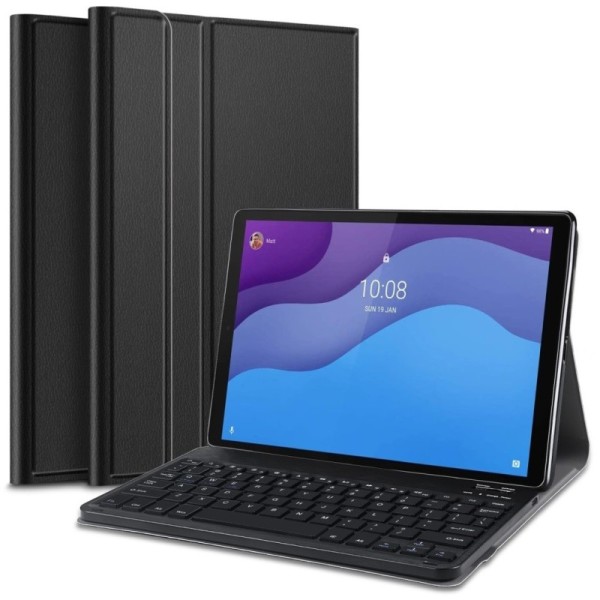 Atverčiamas dėklas su klaviatūra - juodas (Tab M10 10.1" HD Gen 2)