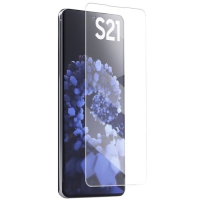 Samsung Galaxy S21 (G991B) „Mocolo“ UV Light Irradiation sustiprintos apsaugos skaidrus pilnai dengiantis apsauginis ekrano stik