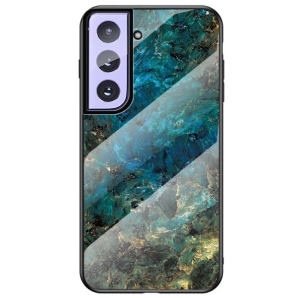 „Marble“ kieto silikono (TPU) dėklas - mėlynas (Galaxy S21)