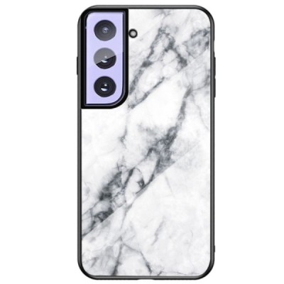 Samsung Galaxy S21+ (G996B) „Marble“ kieto silikono TPU baltas dėklas - nugarėlė | Priedai.lt