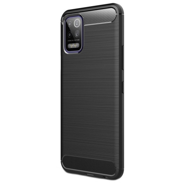„Carbon“ kieto silikono (TPU) dėklas - juodas (K52)