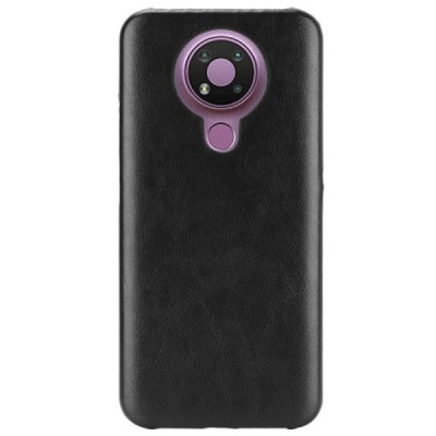 Soft Slim serijos Nokia 3.4 juodas odinis dėklas - nugarėlė | Priedai.lt