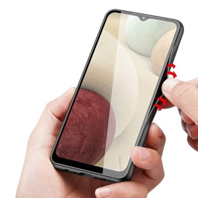 Samsung Galaxy A12 (A125F) „Dux Ducis“ Fino juodas dėklas - nugarėlė | Priedai.lt