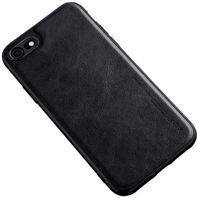 „X-Level“ Vintage serijos Apple iPhone 7 (iPhone 8) juodas odinis dėklas - nugarėlė | Priedai.lt