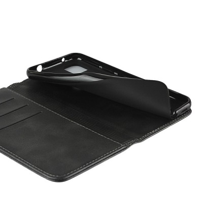 Google Pixel 4A „Split“ juodas odinis atverčiamas dėklas - knygutė | Priedai.lt
