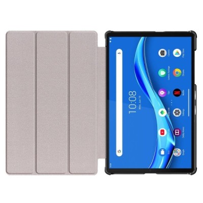 Lenovo Tab M10 10.1" HD Gen 2 (TB-X306F, X306X) atverčiamas violetinis odinis dėklas (sulankstomas) | Priedai.lt