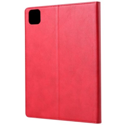 Prabangus „Comma“ odinis atverčiamas raudonas Apple iPad Pro 11 (2021 / 2020 / 2018 / Air 4 2020) dėklas | Priedai.lt