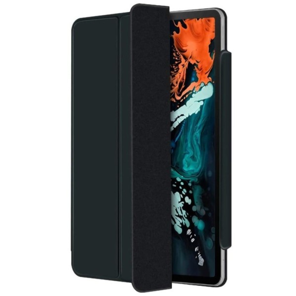 Leather Smart Cover atverčiamas dėklas - juodas (iPad Pro 11" 2018 / 2020 / 2021 / 2022 / Air 4 10.9" 2020 / Air 5 10.9" 2022)