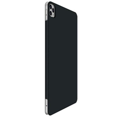 Apple iPad Pro 11 (2022 / 2021 / 2020 / 2018 / Air 4 2020) Leather Smart Cover juodas atverčiamas dėklas | Priedai.lt