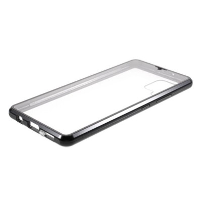 Samsung Galaxy A42 5G Frame skaidrus (permatomas) magnetinis dvigubas plastikinis dėklas | Priedai.lt