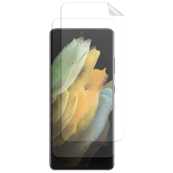 „ISME“ apsauginė ekrano plėvelė (pilnai dengianti) - skaidri (Galaxy S21)