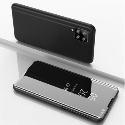 Samsung Galaxy A42 5G plastikinis atverčiamas juodas dėklas | Priedai.lt