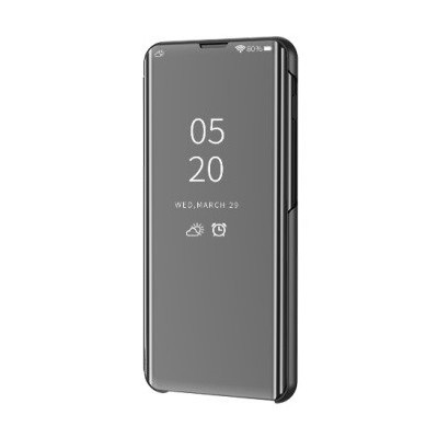 Samsung Galaxy A42 5G plastikinis atverčiamas juodas dėklas | Priedai.lt