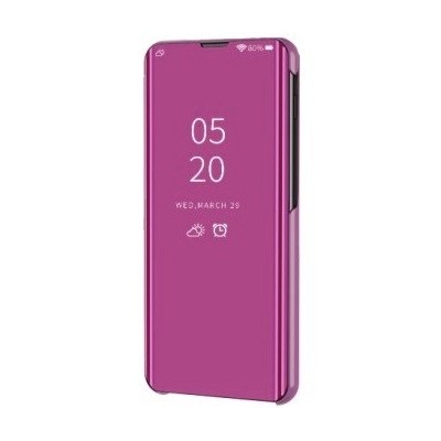 Samsung Galaxy S20 FE (Fan Edition) plastikinis atverčiamas rožinis dėklas | Priedai.lt