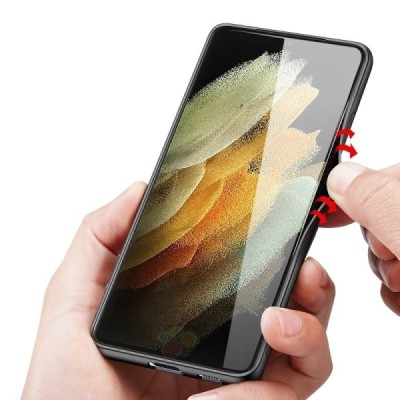 Samsung Galaxy S21 Ultra (G998B) „Dux Ducis“ Fino pilkas dėklas - nugarėlė | Priedai.lt