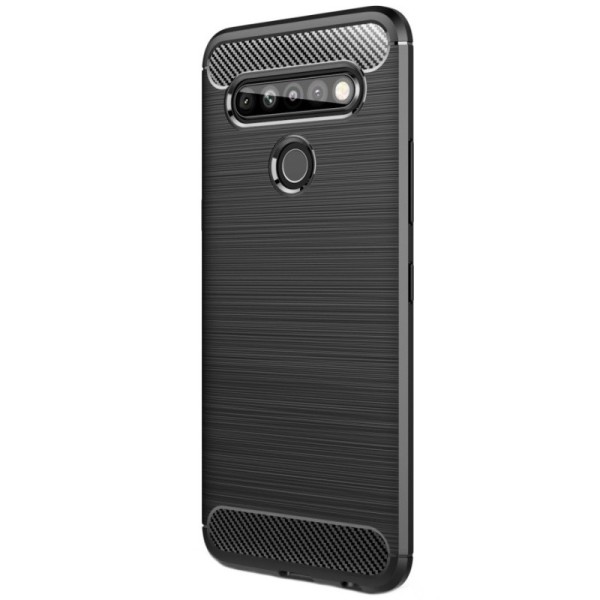 „Carbon“ kieto silikono (TPU) dėklas - juodas (K61)