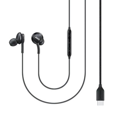 „Samsung“ AKG Type-C juodos ausinės EO-IC100 | Priedai.LT