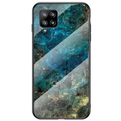 Samsung Galaxy A42 5G „Marble“ kieto silikono TPU mėlynas dėklas - nugarėlė | Priedai.lt