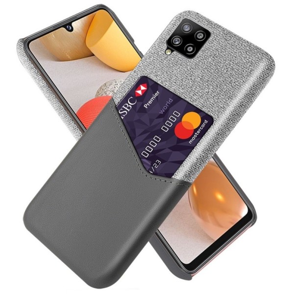 „KSQ“ Shell dėklas su kišenėle - pilkas (Galaxy A42 5G)