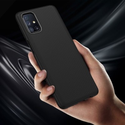 Samsung Galaxy M51 (M515) kieto silikono TPU juodas dėklas - nugarėlė | Priedai.lt