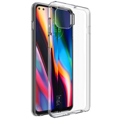 Motorola Moto G 5G Plus „Imak“ kieto silikono TPU skaidrus dėklas - nugarėlė | Priedai.lt
