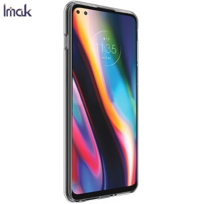 Motorola Moto G 5G Plus „Imak“ kieto silikono TPU skaidrus dėklas - nugarėlė | Priedai.lt