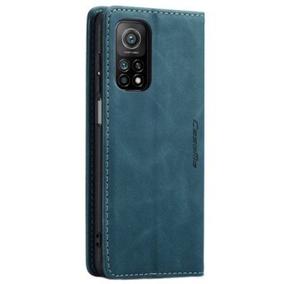 Xiaomi Mi 10T (Mi 10T Pro) CaseMe Retro solidus atverčiamas žalias odinis dėklas - knygutė | Priedai.lt