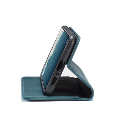 Xiaomi Mi 10T (Mi 10T Pro) CaseMe Retro solidus atverčiamas žalias odinis dėklas - knygutė | Priedai.lt