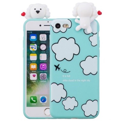 Apple iPhone 7 (iPhone 8, SE 2020) „Squezy“ Dog kieto silikono TPU mėtinis dėklas - nugarėlė | Priedai.lt