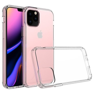 Apple iPhone 11 Pro kieto silikono TPU skaidrus akrilo dėklas - nugarėlė | Priedai.lt