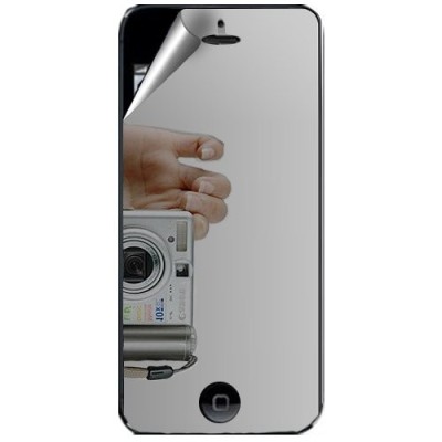 „ISME“ apsauginė Apple iPhone SE (5, 5s) ekrano plėvelė - veidrodinė / Priedai.lt