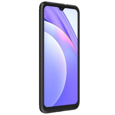Xiaomi Redmi 9T 5G kieto silikono TPU juodas dėklas - nugarėlė | Priedai.lt