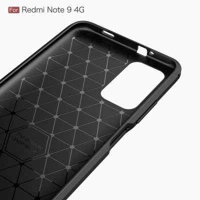 Xiaomi Redmi 9T 5G kieto silikono TPU juodas dėklas - nugarėlė | Priedai.lt