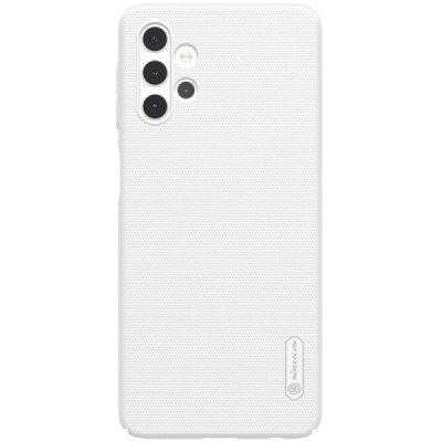 Samsung Galaxy A32 5G „Nillkin“ Frosted Shield baltas plastikinis dėklas, nugarėlė | Priedai.lt